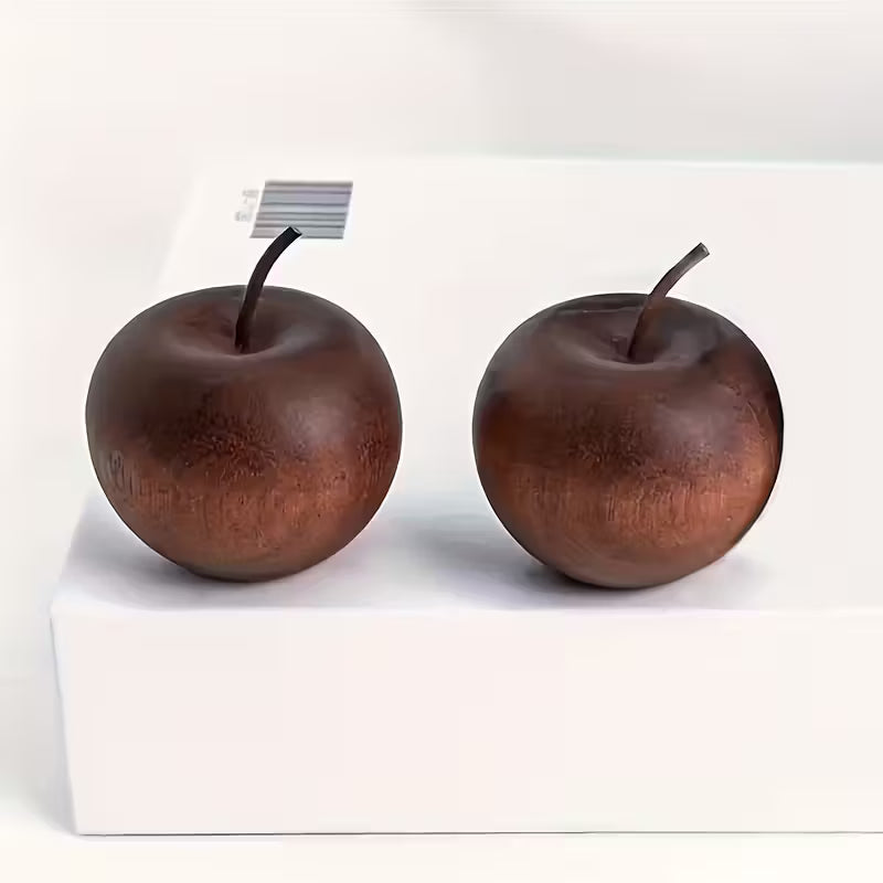 Elegant Natural Wooden Apple Aroma Diffuser – Handcrafted Chappelle Grain Essential Oil Dispenser