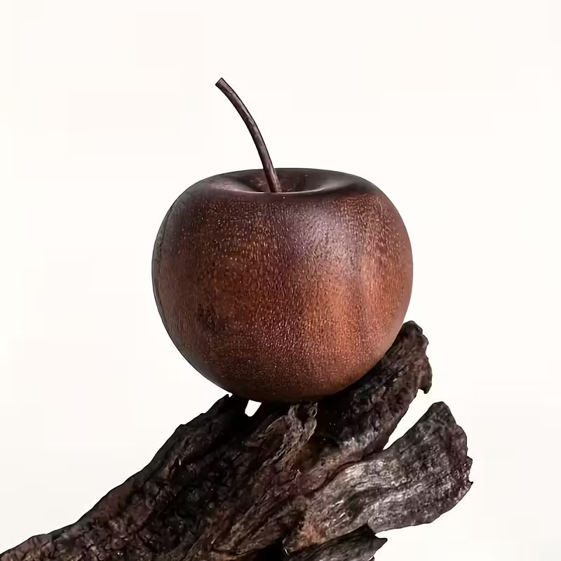 Elegant Natural Wooden Apple Aroma Diffuser – Handcrafted Chappelle Grain Essential Oil Dispenser