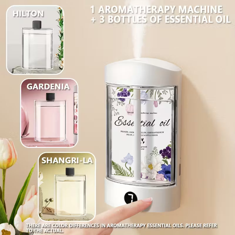 Extra Large 4-in-1 Aroma Diffuser with Soothing Scents – USB Rechargeable, Transparent Top, Auto Shut-Off