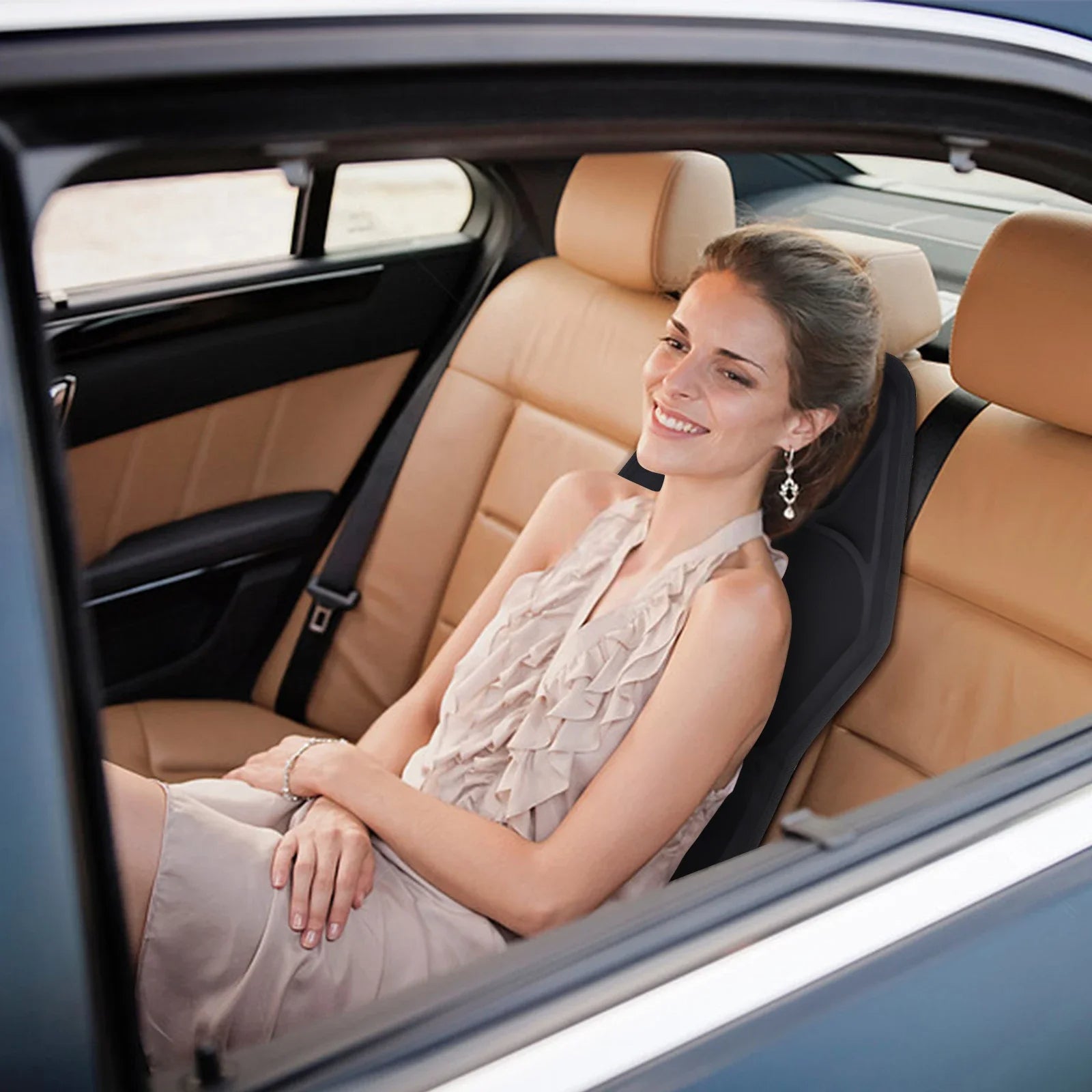 Electric Back Massager Chair Pad with Heating & Vibration