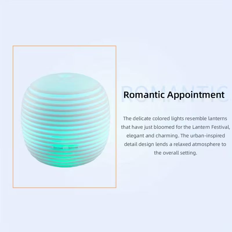USB Powered Ultrasonic Humidifier & Aromatherapy Diffuser with Remote Control