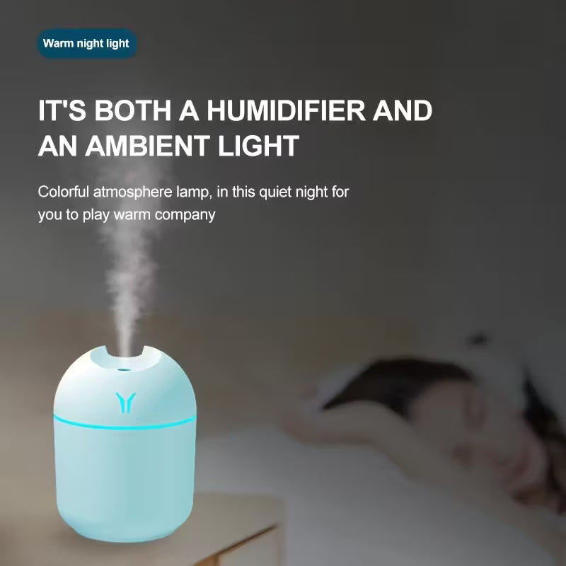 Ultra Quiet Aromatherapy Diffuser & Humidifier with Cool Mist Night Light